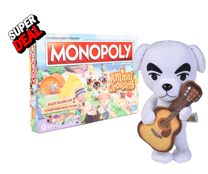 Animal Crossing - KK Slider Plush 40cm + Animal Crossing Monopoly