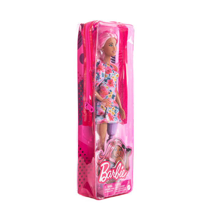 Barbie Fashionista - Off-Shoulder Floral Dress Prosthetic Leg Doll