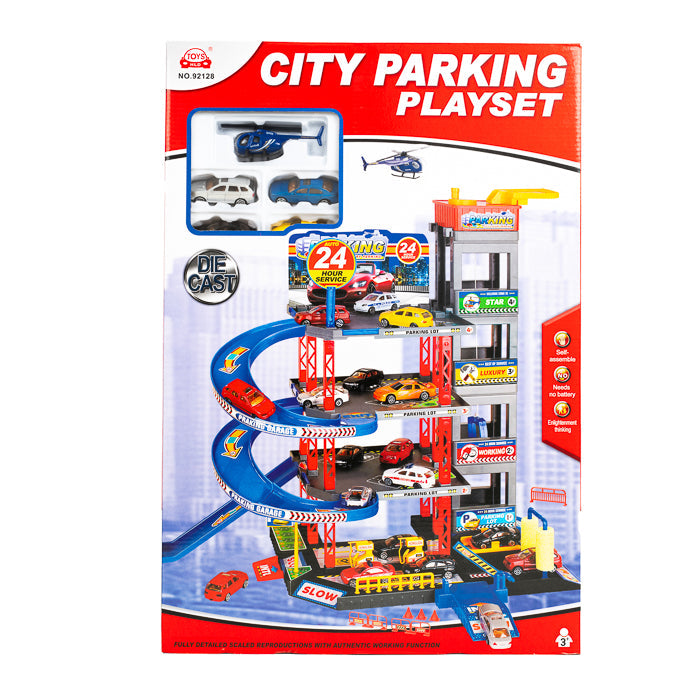 CITY PARKING Playset Including 5 Vehicles (92128)