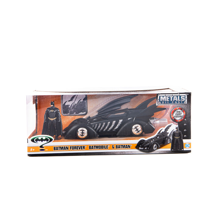 DC Comics: Batman Forever Movie - Batmobile & Batman - 1/24 Scale Die Cast Vehicle