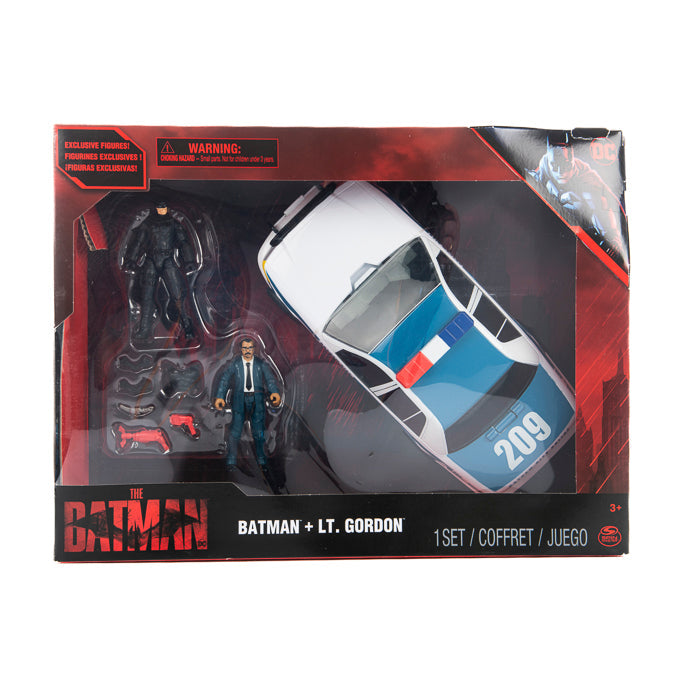 DC: The Barman - Batman + Lt. Gordon 4in Action Figure Box Set