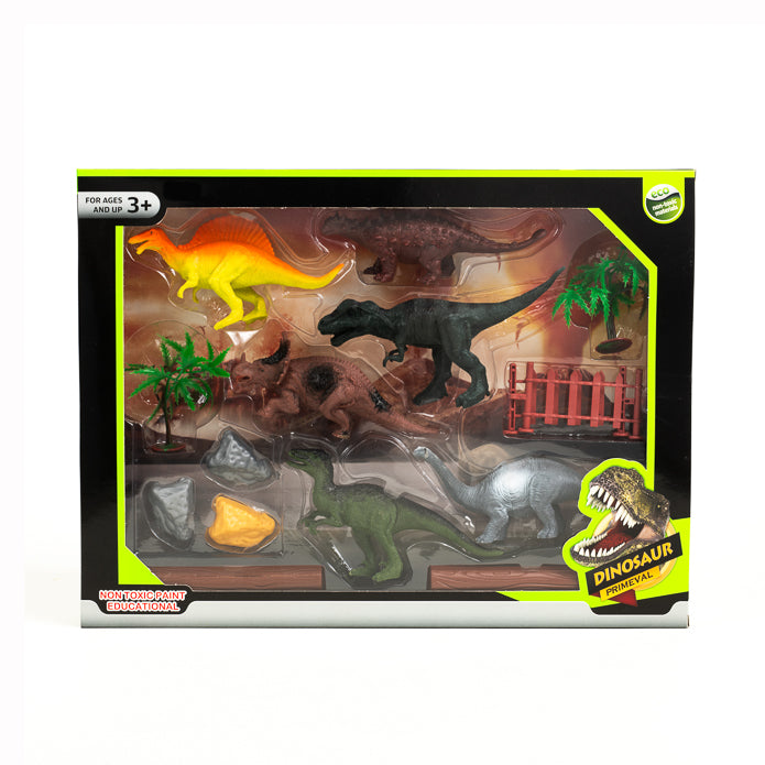 Dinosaur Primeval 12 piece Kids Playset 3+