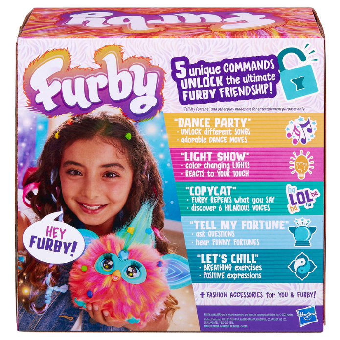 Hasbro AW23 Furby Interactive Toy Plush - CORAL