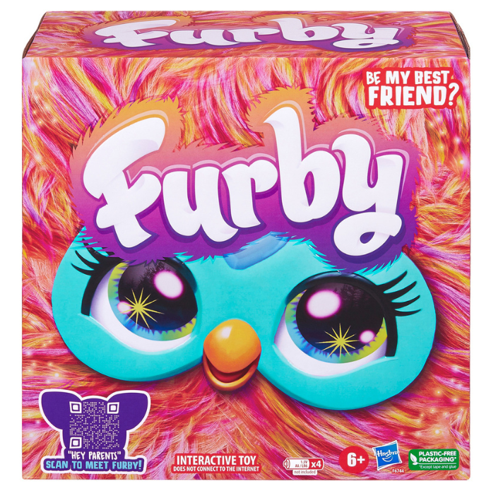 Hasbro AW23 Furby Interactive Toy Plush - CORAL