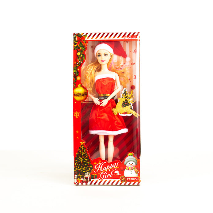 Christmas Happy Girl Fashion Doll - One Shipped at Random