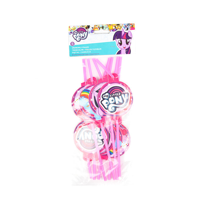 My Little Pony Drinking Straws 8-pack