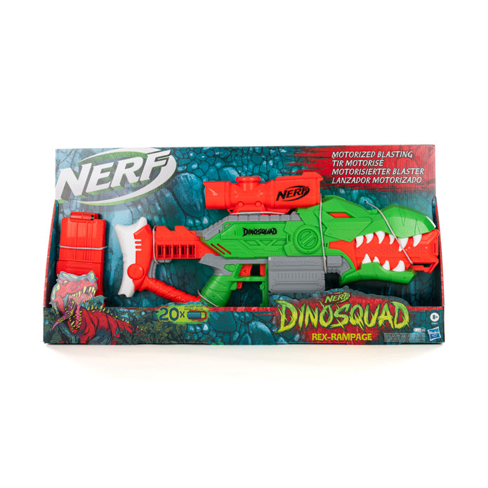 NERF DinoSquad Rex-Rampage Motorised Dart Blaster