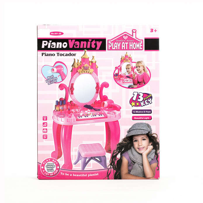 JESSIES HOUSE Play at Home Piano Vanity & Accessories