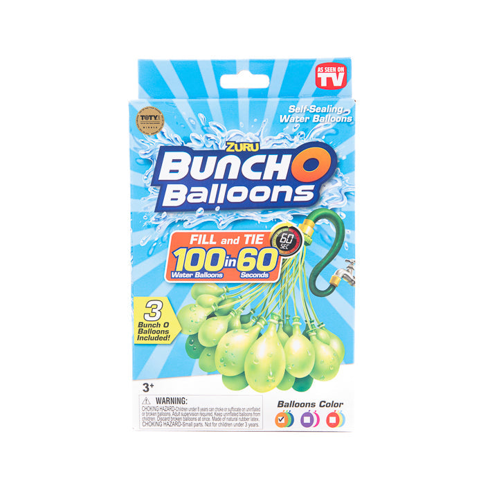 Bunch o Balloon 100 Fast Fill Magic Self Tying Water Bombs ZURU