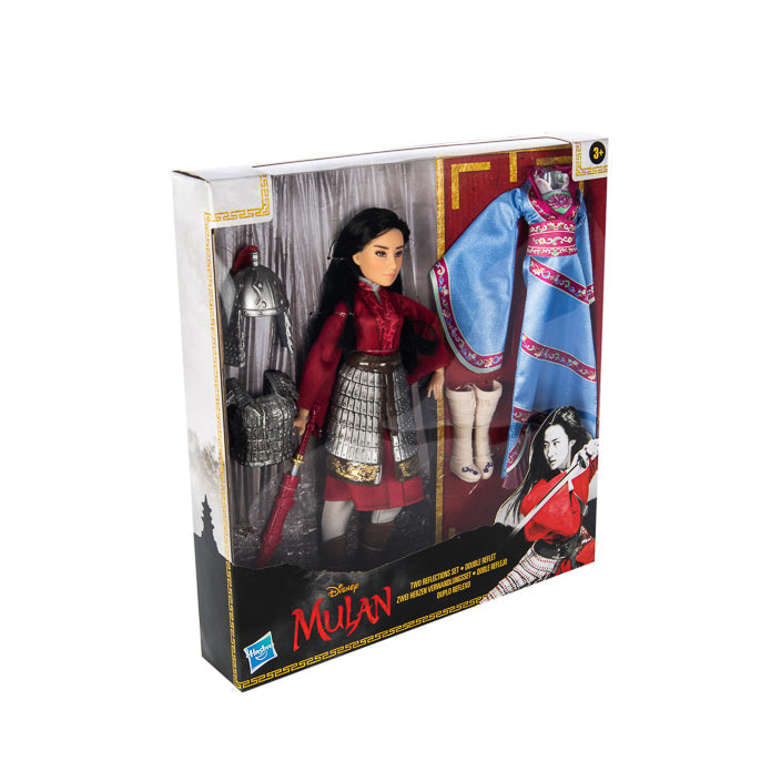 Disney Mulan: Two Reflection Set - Princess Mulan Fashion Doll (2 Outfits &  Accessories)