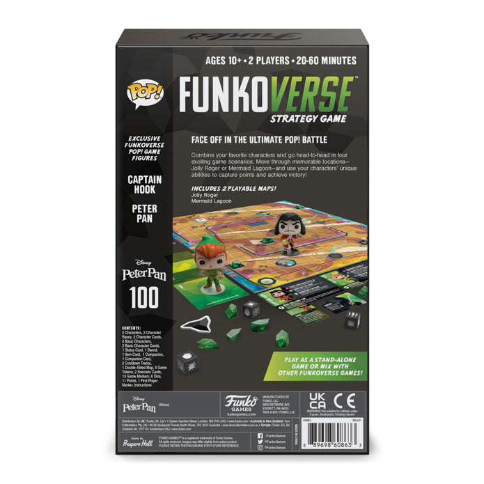 Funko POP! Funkoverse: Peter Pan 100 Strategy Game 2-pack