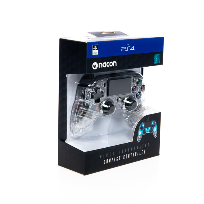 Nacon Wired Compact Controller Illuminated Blue PS4