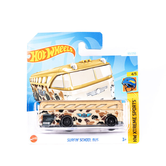 Hot Wheels - HW Xtreme Sports - Surfin School Bus  (65/250) - (Half Card)